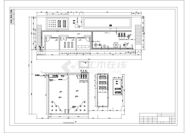 奥林匹克公园网球中心MBR污水处理系统投标CAD图纸设计-图二