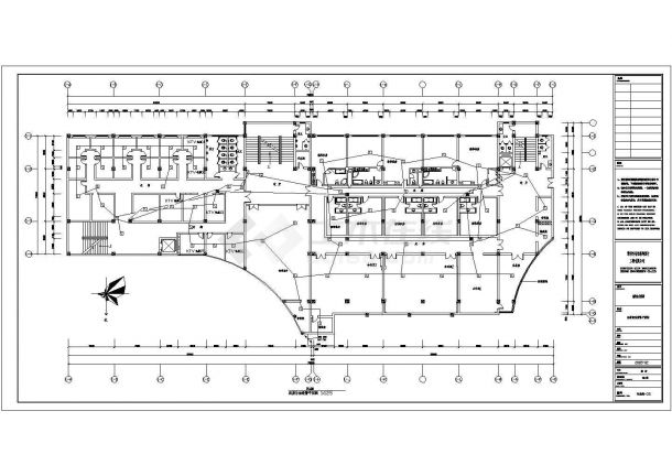 某地旅游酒店电气设计规划方案cad图纸，共一份资料-图一