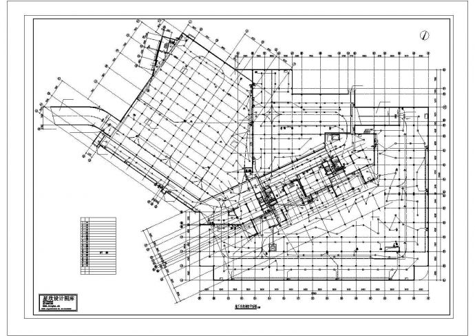 地下车库消防平面CAD图纸_图1