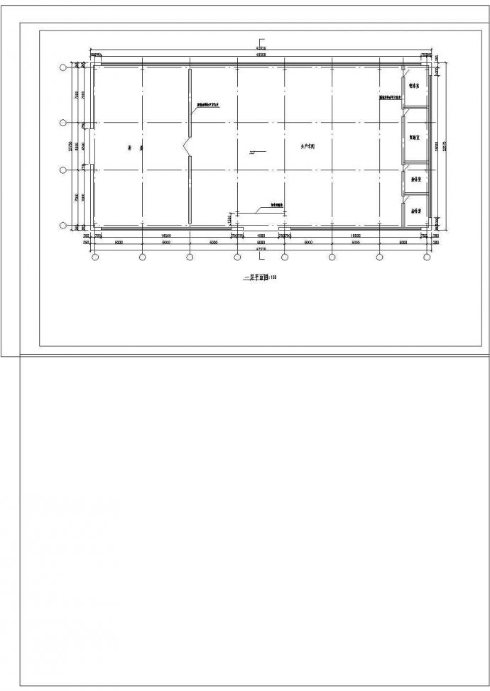 厂房设计_钢结构厂房3CAD图纸_图1