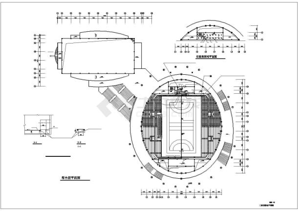 二层体育馆游泳馆电气设计施工图-图一