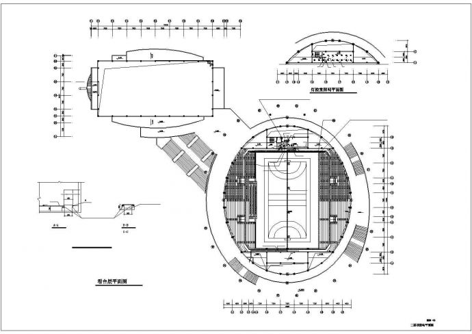 二层体育馆游泳馆电气设计施工图_图1