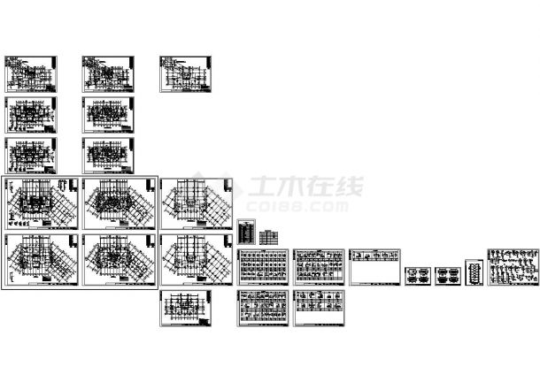 [浙江]25层剪力墙结构住宅楼结构施工图CAD-图一