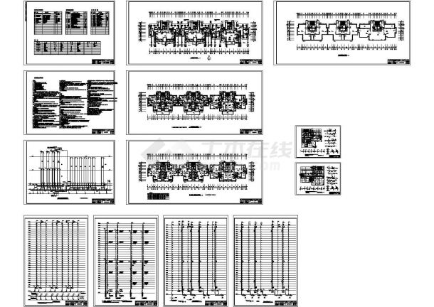 ....某高层建筑物二期CAD完整全套大样图详细图纸给排水-图一