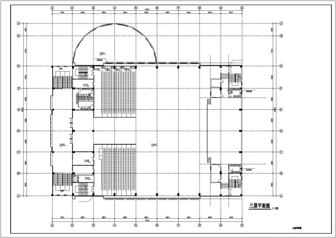 中学体育馆多联机空调工程设计施工图_图1