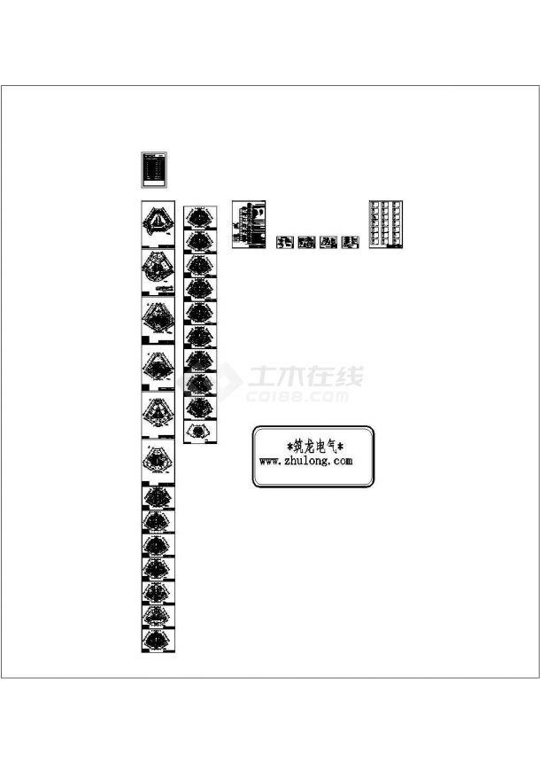 [黑龙江]一类综合办公大楼的全套智能系统图纸（弱电全面）-图一