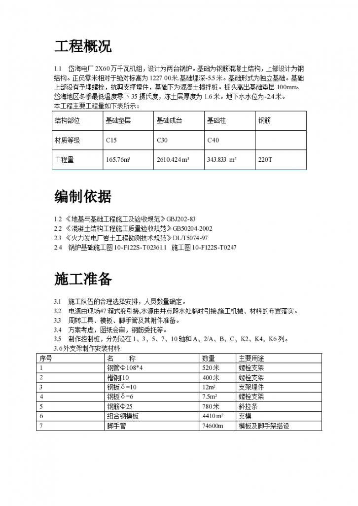 炉基础施工技术措施详细方案-图二