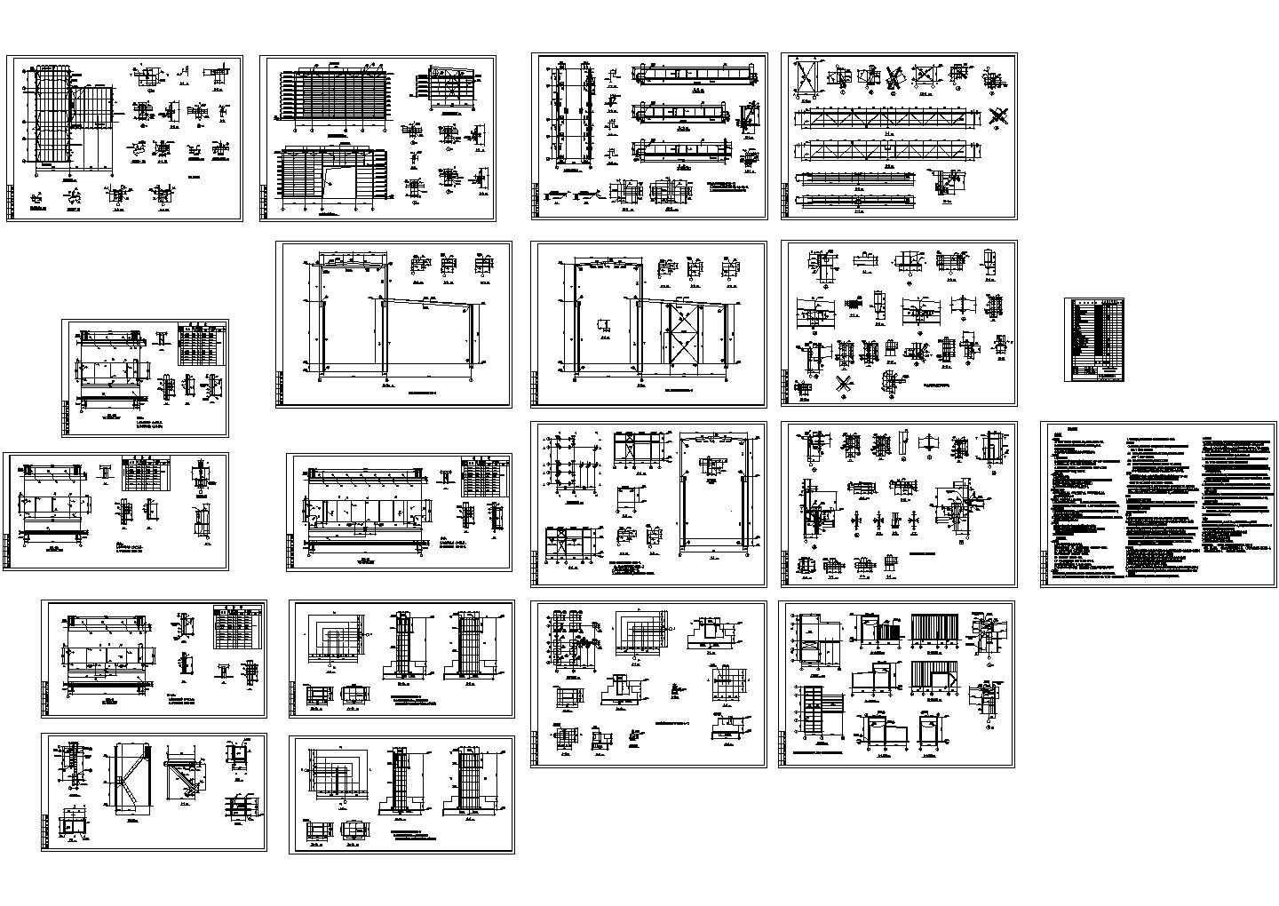 厂房设计_生产厂房钢结构的设计施工图