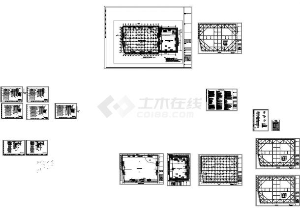 [上海]SMW工法桩加两道混凝土内支撑深基坑支护施工图-图一