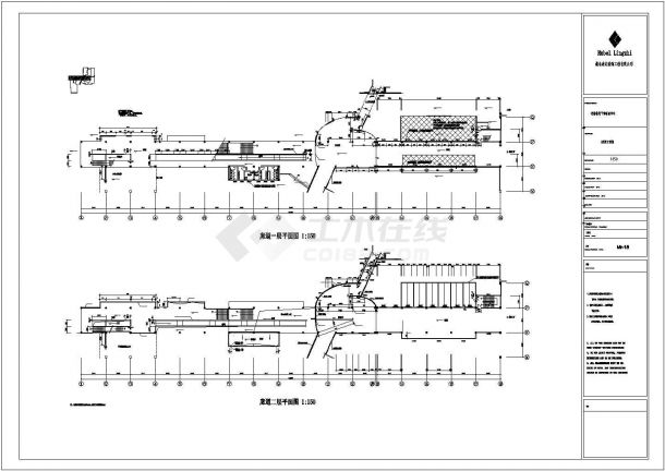 河南某房产公司多层钢结构工程CAD-图二