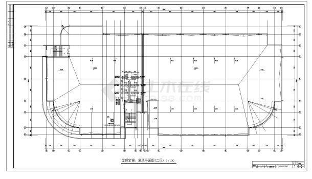 某居住区配套公共建筑空调系统设计施工cad图纸-图一