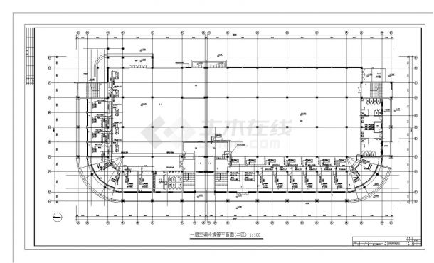 某居住区配套公共建筑空调系统设计施工cad图纸-图二