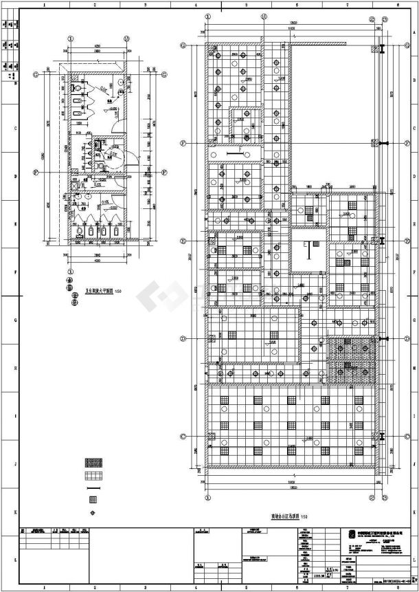 某单层门式刚架结构商场设计方案CAD图纸-图一