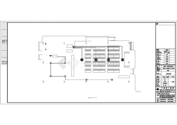某单层钢框架结构厂房设计方案CAD图纸-图二
