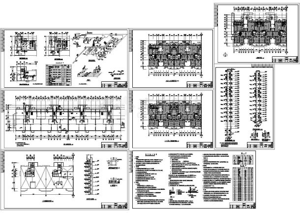 高层住宅楼采暖系统全套设计施工图纸-图一