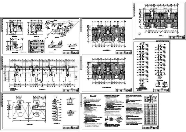 高层住宅楼采暖系统全套设计施工图纸-图二