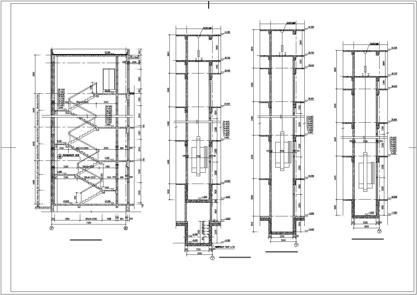 某软件创业园十一层综合楼建筑设计方案CAD图纸