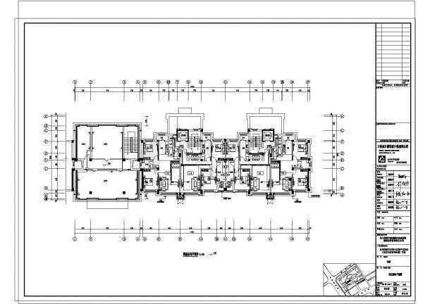 乌兰浩特市吉庆片区棚户区改造（吉庆小区住宅组团）工程全套CAD楼层电气图-图二