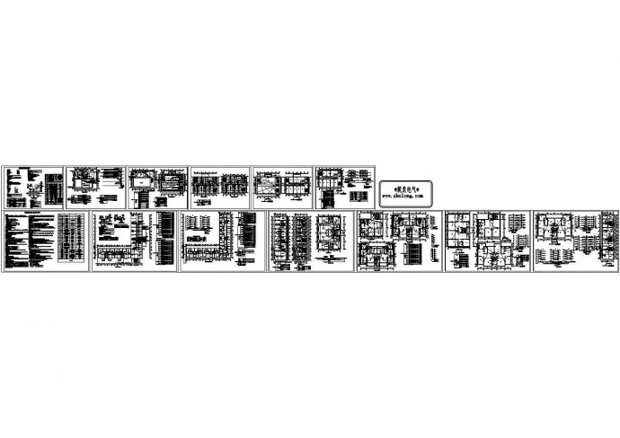 普通多层住宅楼电气设计施工图纸_图1