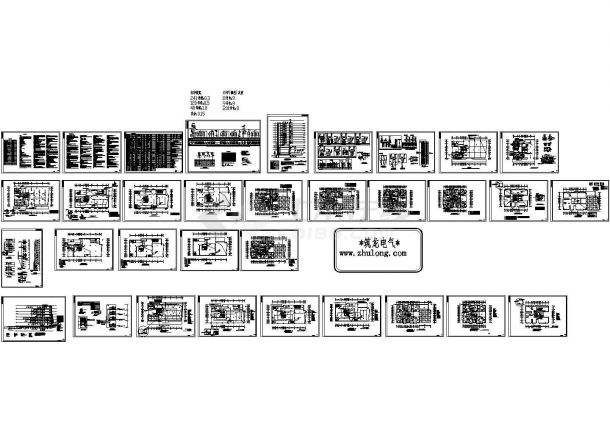 [乐山]某15层商住两用楼全套电气施工图纸-图一