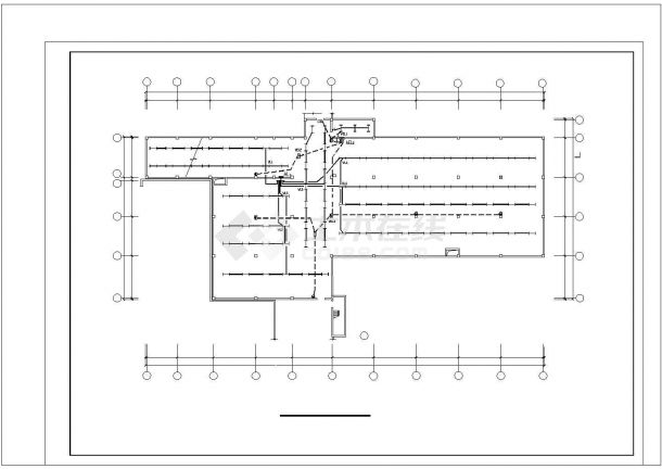 地下车库CAD电气施工图-图一