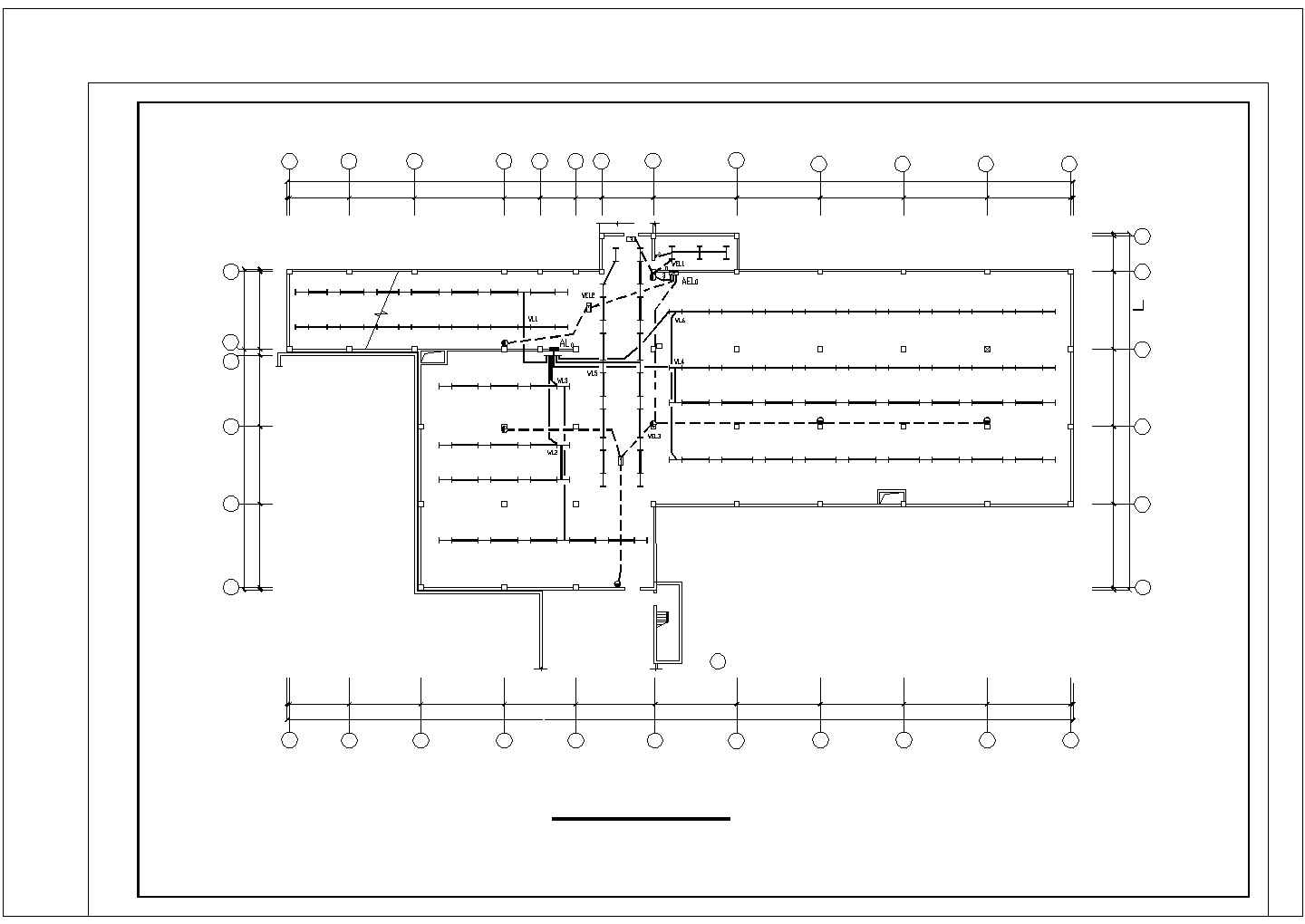 地下车库CAD电气施工图