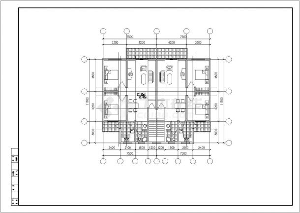万科朗园正小区全套建筑户型CAD图纸-图二