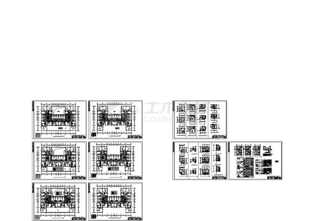 某一类综合性高层建筑配电设计cad全套电气施工图纸（含负荷计算书、照度计算书）-图一