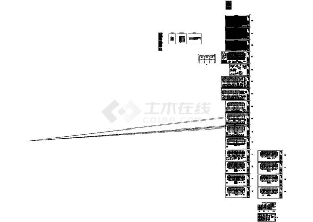 地上三层剪力墙结构别墅结构施工图，24张图纸-图一