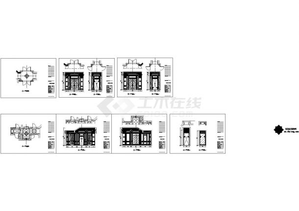 上海欧式风格三层别墅室内装修图-图二