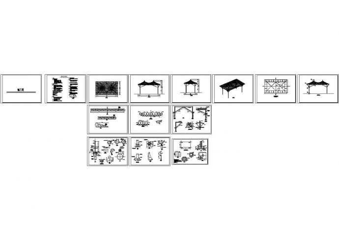 [施工图]膜结构加油站结构施工图cad施工图设计_图1