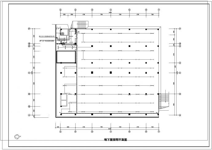 某五层食堂电气CAD平面布置参考图_图1