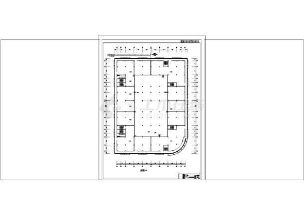 长79.6米 宽57.84米 农贸市场电气施工图-图一