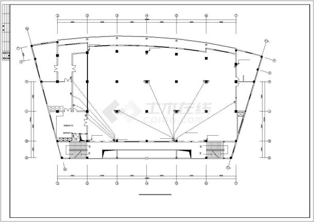 大型食堂综合楼电气系统CAD参考图-图一