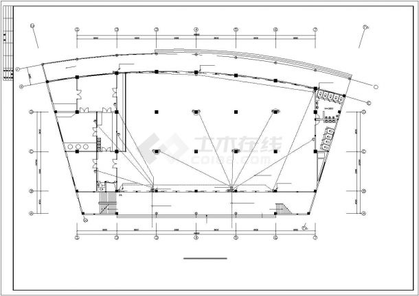 大型食堂综合楼电气系统CAD参考图-图二