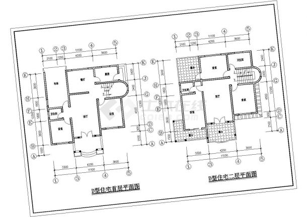 规划总用地2.74Ha城镇居民点规划设计CAD图-图二