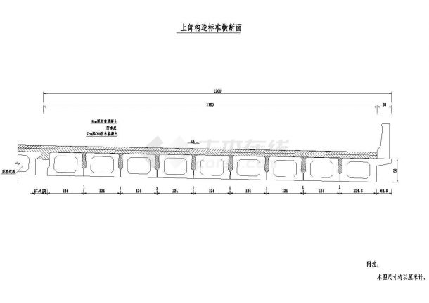 [河北]3-15m先简支后连续预应力空心板拼宽桥梁设计图41张（上连下不接）-图二
