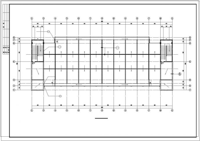 某4420㎡五层食堂建筑设计施工图纸_图1