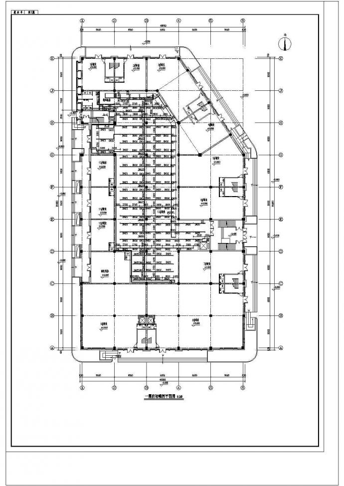[辽宁]三层农贸市场及地下车库给排水消防全套施工CAD图（甲级设计院）_图1