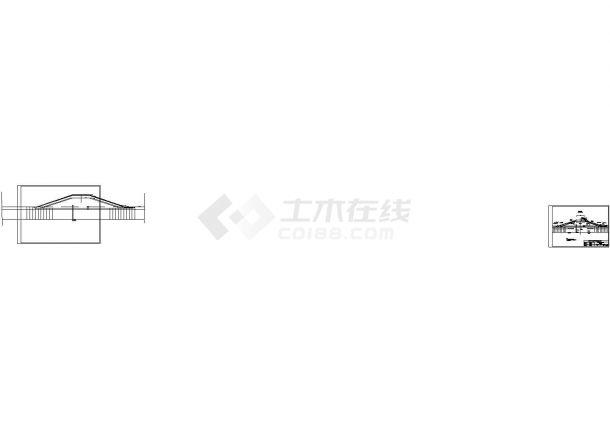 土木工程毕业设计_大顶子山航电枢纽工程施工cad图(毕业设计)-图二