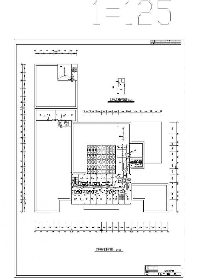 某地机场酒店消防自动报警系统设计cad图纸，共一份资料_图1