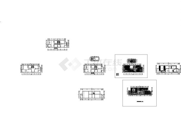 深圳名师设计现代风格三层别墅CAD装修图-图二