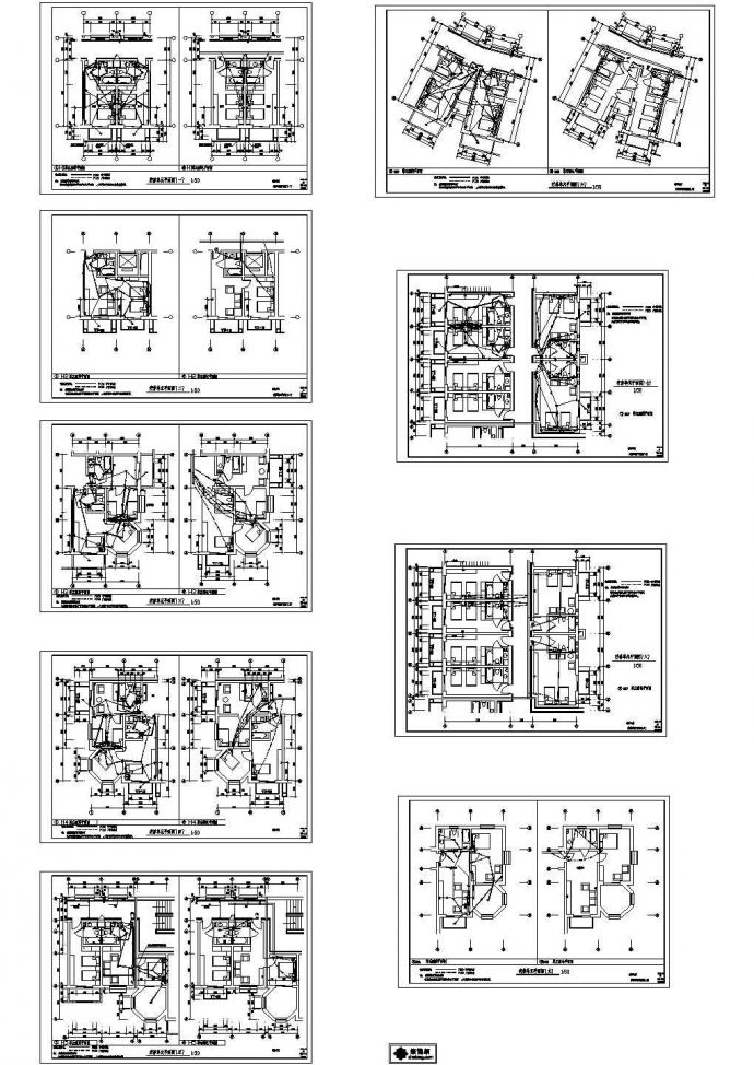 四层老人疗养院电气设计施工图纸_图1