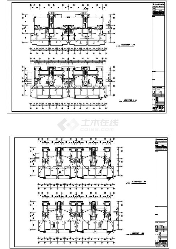 潍坊某十三层住宅楼电气设计施工图-图二