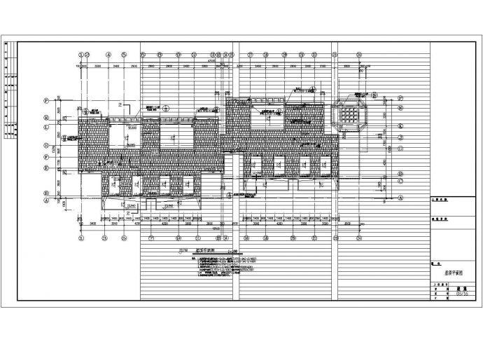 七层阁楼二单元4107.7平米对称户型含节点大样及说明_图1