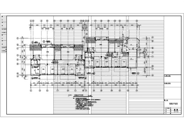 七层阁楼二单元4107.7平米对称户型含节点大样及说明-图二