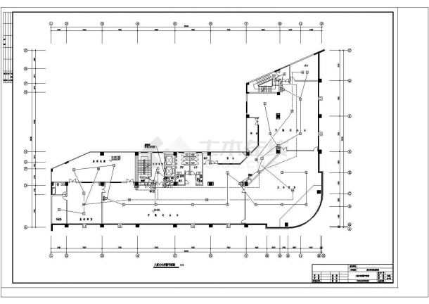 某农贸市场综合楼消防设计施工CAD图-图二