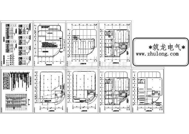 某五层综合楼电气施工图纸 CAD-图二