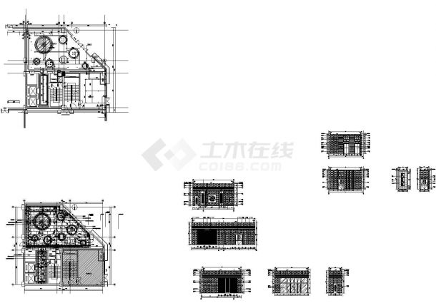 [北京]精品酒店式公寓施工图（含效果）CAD-图二