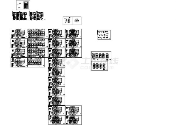 [海南]24层剪力墙结构住宅楼结构施工图CAD-图一